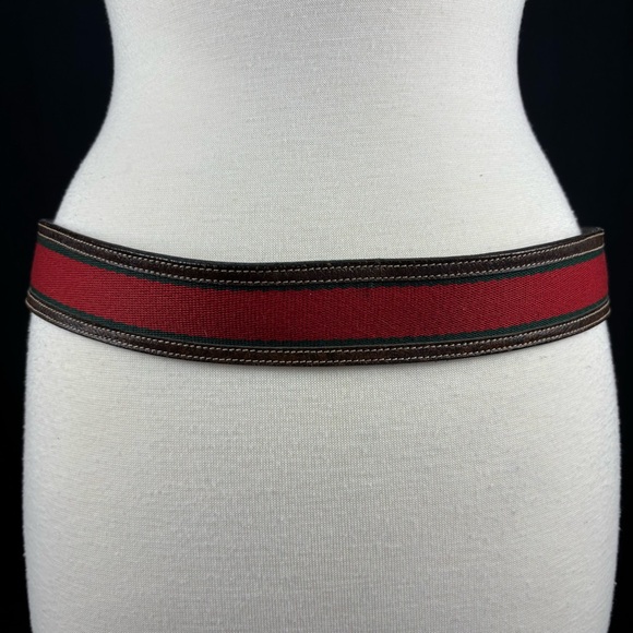 Vintage Gucci canvas and leather belt - Picture 6 of 10